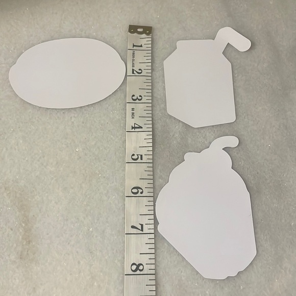 Stickers Foodies doughnut ice cupcake strawberry milk vinyl sticker New Set of 3 - Picture 6 of 6